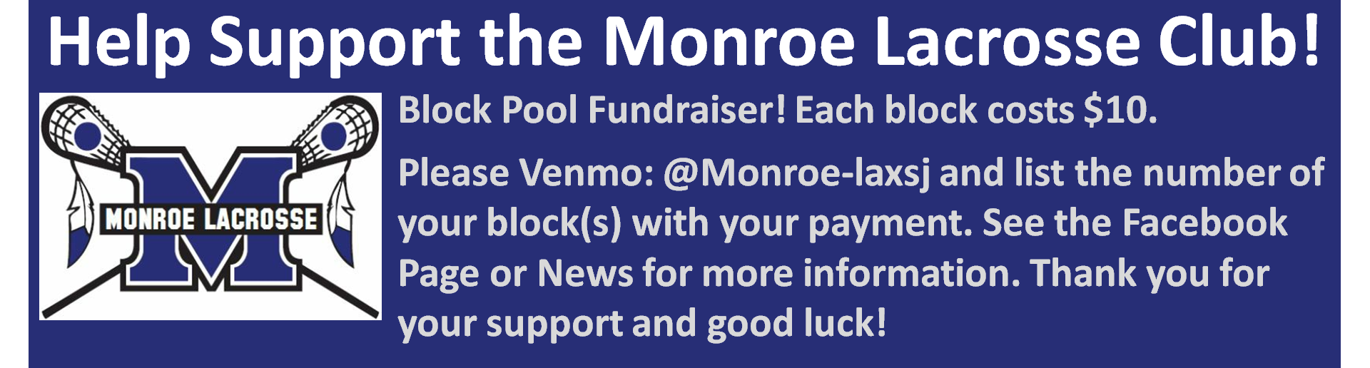 Block pool fundraiser