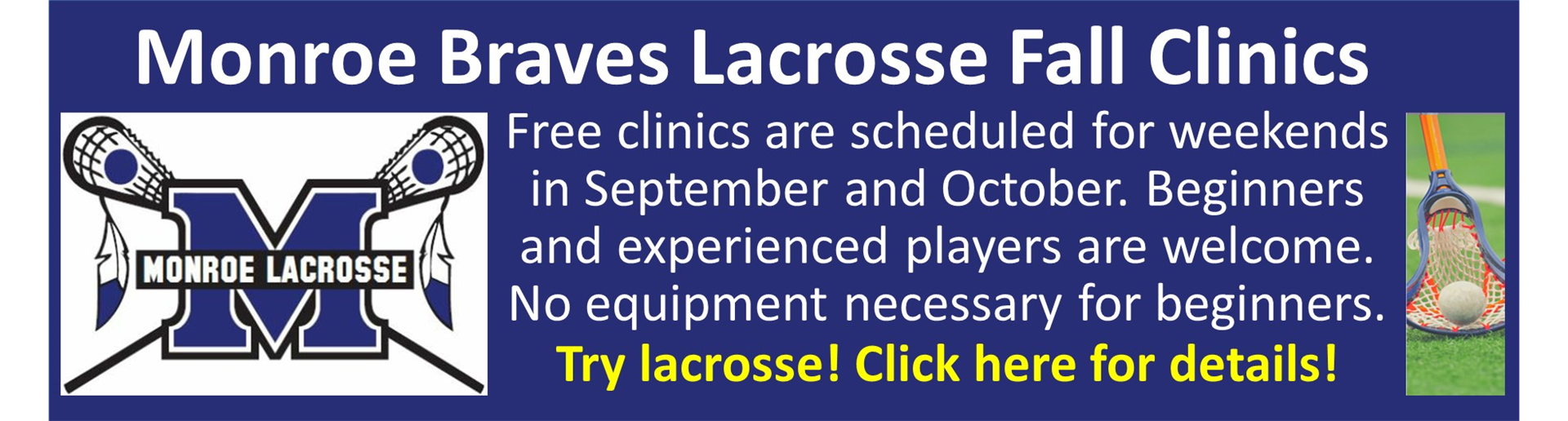 Braves Lax Fall Clinics