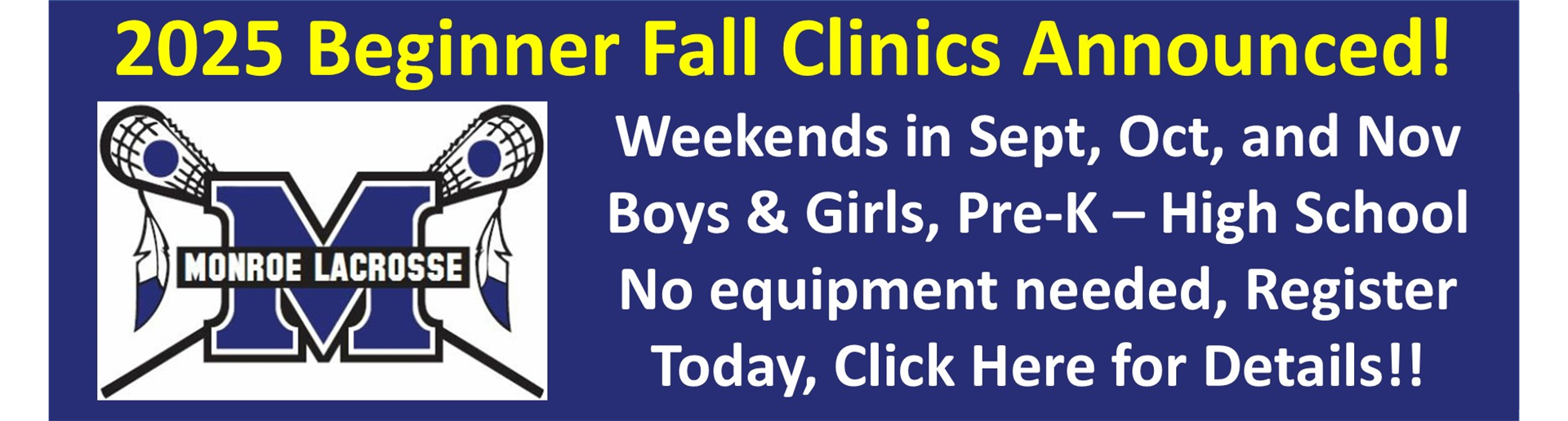 Braves Lax Fall Clinics